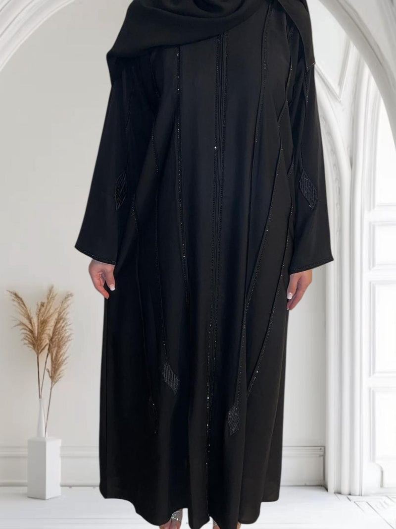Abaya noire chic
