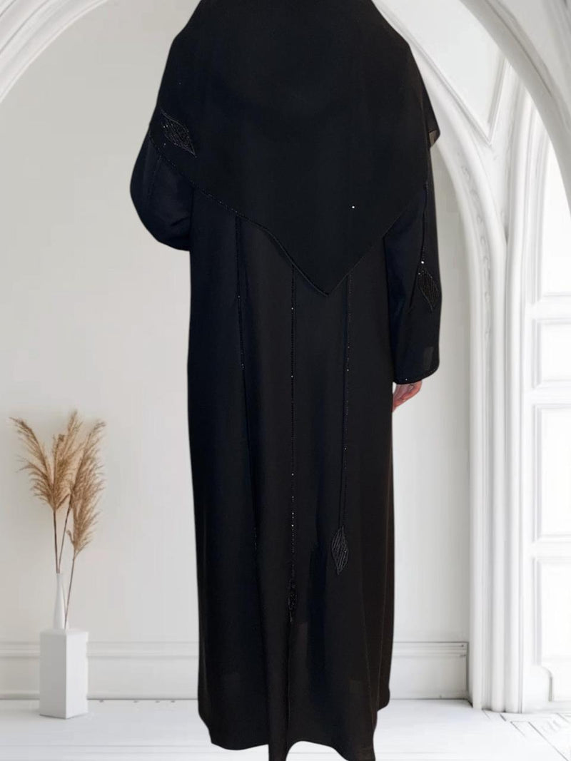 Abaya noire chic